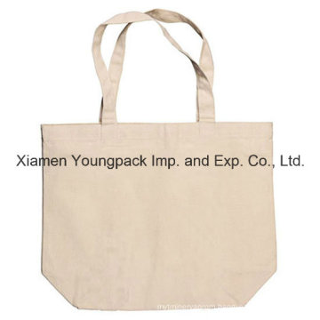 Short Handle Reusable Custom Logo Printed Natural Tote Cotton Bag